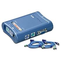 TRENDnet 2-Port PS/2 KVM Switch Kit (Includes 2x KVM Cables) TK-200K (Version B1.1R)