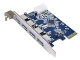 Uspeed Superspeed USB 3.0 4 Ports PCI Express Card [with 4-pin Power Connector]