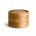 Iron Chef 12-Inch Burnished Bamboo Steamer