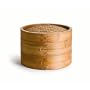 Iron Chef 12-Inch Burnished Bamboo Steamer