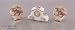 Reutter Porcelain Miniature Horse Clock and Plate Set