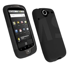 AIO Schwarz Silikon H�lle Case Cover Tasche f�r HTC Google Nexus One