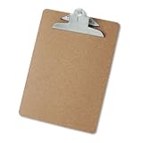 6x Hardboard Clipboard - Letter Size - Natural Brown Color Reviews