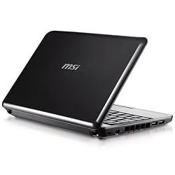 MSI Wind U100-432US 10-Inch Netbook (1.6 GHz Intel Atom Processor, 1 GB RAM, 160 GB Hard Drive, XP Home, 6 Cell Battery) Black