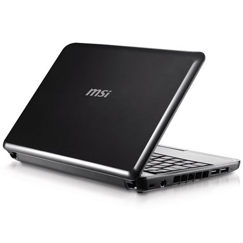 MSI Wind U100-432US 10-Inch Netbook (1.6 GHz Intel Atom Processor, 1 GB RAM, 160 GB Hard Drive, XP Home, 6 Cell Battery) Black