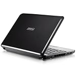MSI Wind U100-432US 10-Inch Netbook (1.6 GHz Intel Atom Processor, 1 GB RAM, 160 GB Hard Drive, XP Home, 6 Cell Battery) Black
