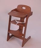 Natural Tipp-Topp Highchair with Blue Pad