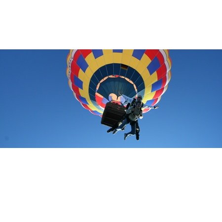 Tandemsprung aus dem Heißluftballon in Isny im Allgäu (Umkreis)