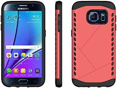 Samsung Galaxy S7 Case,Yayan 2-in-1 Armor Case Slim Dual Layer Protective Case Heavy Duty Hard Protection Cover for Galaxy S7 [Red]