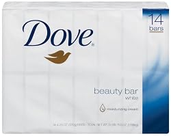 Dove White Beauty Bar,  14 Count (Pack of 2)