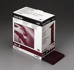3M Scotch-Brite Primer Prep Scuff 07747 Maroon, 4.75 in x 15 ft