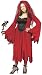 Women’s Plus Size Velvet Devil Bride Costume - Red