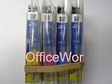Officewor@cake Printing Special Edible Ink Use for Epson Stylus Nx330 T126 Comaptible Brand New Ink Cartridges W/chip: 4 Pack