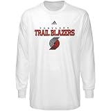 Portland Trail Blazers adidas True Logo Long Sleeve T-Shirt
