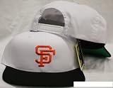 San Francisco Giants Snapback White / Black Two Tone Adjustable Snap Back Hat / Cap