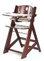 Keekaroo Height Right High Chair with Tray, Mahogany
