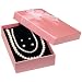 White Freshwater Cultured Pearl Mother-and-Daughter Necklace and Earring Set with Sterling Silver Clasp