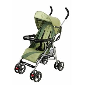 Dream On Me Umbrella Stroller with Child Tray, GreenDream On Me Umbrella Stroller with Child Tray