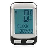 Wireless Bike Cycle Computer with Backlight, Calculate Calories and CO2, 5 Language, 2 Bicycle Using