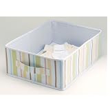 Aden Stripe Storage Box - Large (16L x 12W x 6H)