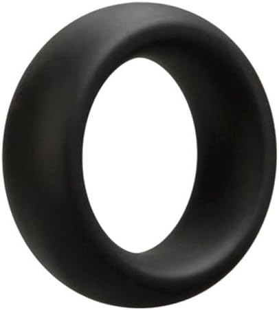 OptiMale Silicone C Ring, Black, 35 mm by OptiMale