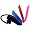 Bluenext BN8860 - Multipoint Bluetooth Headset & interchangeable covers Black, Pink, Red and Blue