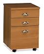 Eclipse II Mobile File in Golden Oak Finish By Bestar Furniture