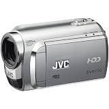JVC GZ-MG610 SEU Hybrid-Camcorder (HDD und Micro-SD, 30 GB Festplatte, 35-fach opt. Zoom, 6,9 cm (2,7 Zoll) Display) diamant-silber