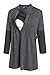 Zeagoo Women's Split V-Neck Maternity Clothes Breastfeeding and Nursing Blouse Tops