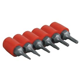 Torx Star Mini Bit Set 6 Pc T5 T5.5 T6 T7 T8 T9