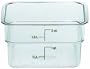 Camwear Polycarbonate Square Food Storage container, 2 Quart