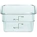 Camwear Polycarbonate Square Food Storage container, 2 Quart