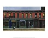 Early Sunday Morning, 1930 PREMIUM GRADE Rolled CANVAS Art Print Edward Hopper 14x11