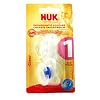 NUK Clear Soothers Size 1