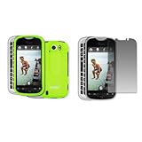 EMPIRE Neon Green Rubberized Hard Case Cover + Screen Protector for T-Mobil ....