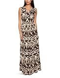 Ishya JSG-006 Cotton Maxi Women’s Dress Brown Size 14