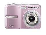 Samsung S860 Digitalkamera (8 Megapixel, 3-fach opt Zoom, 2,4" Display) in pink - 