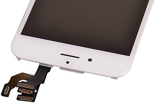 Wefix White iphone 6 plus LCD Digitizer Assembly with Spare Parts (Home Button,Flex Cable,Camera Bracket,Tools) - Touch Screen Glass Panel+LCD Display Panel Replacement for iPhone 6 plus 5.5"