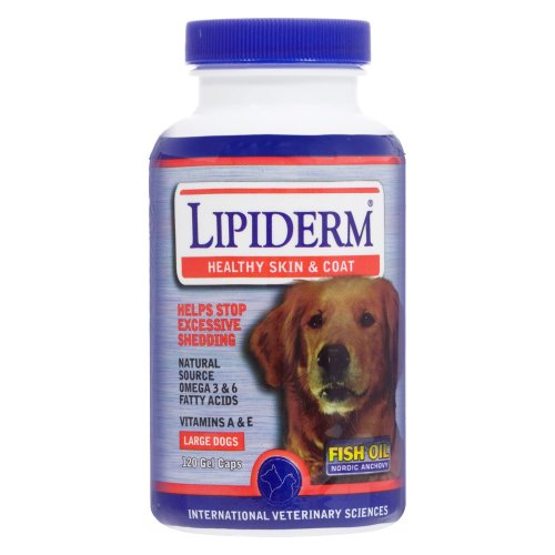 Lipiderm Healthy Skin & Coat (Lg Breed) Gel-Caps 120 ct