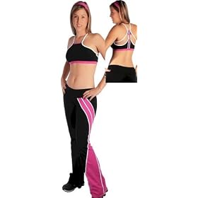 Workout Bra and Pant 2 PC Supplex Set from Fitness Etc. Fitness Wear