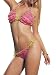 Sale Mesh Ruffle Halter Top Matching Thong Panty Rhumba Hot Pink Lime