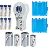 UltraLast 6 AA 2000mAh Ni-Mh Batteries with Charger & C /D Shell Converters
