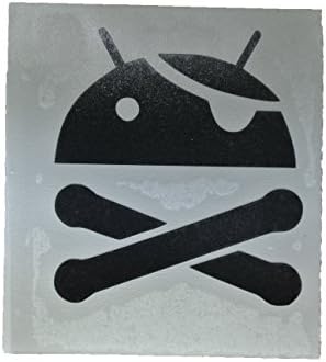 Superuser Android Robot Vinyl Decal (Black)