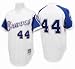 HANK AARON Atlanta Braves 1974 MITCHELL & NESS Authentic Throwback Home Baseball Jersey, 48/XL