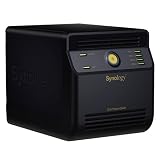 Synology DS408 Diskless designed with RAID 1/5/6 protection, Windows ADS support, multiple data backups, USB printer sharing, and dynamic web hosting