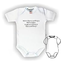 Body Baby 1/4-Arm mit Druck WENN MAMA UND PAPA NEIN SAGEN, GEH ICH ZU OMA + OPA (Gr. 62/68) / 150030