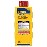 Buy 10 Pack Irwin 64902 Strait-Line 8-oz Permanent Marking Chalk - Red by Strait-Line