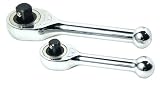 Titan 18202 2-Piece 1/4-Inch & 3/8-Inch Dr. Micro Gearless Ratchet Set