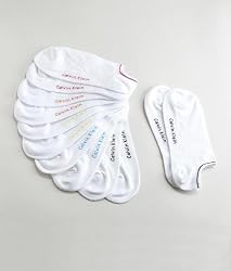 Calvin Klein Hosiery Women's Athletic Sock Liners - Bonus 6-Pack