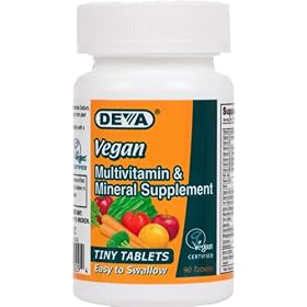 Deva Vegan Vitamins Tiny Tab Multivitamin & Mineral Supplement